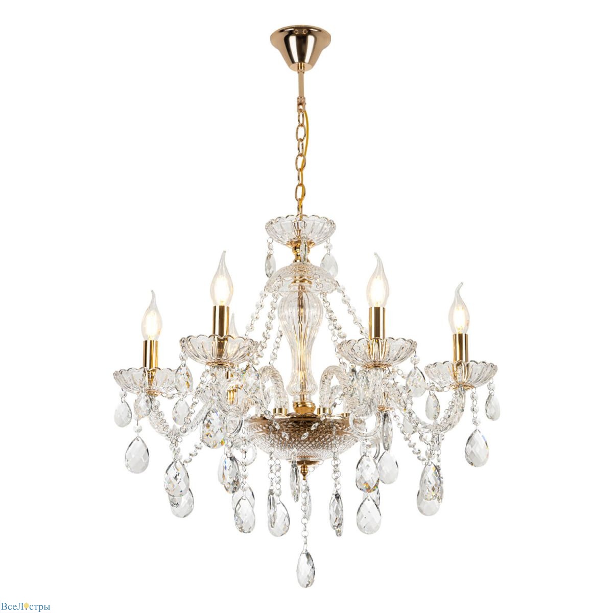 подвесная люстра modelight mdl.7068.6hc gd
