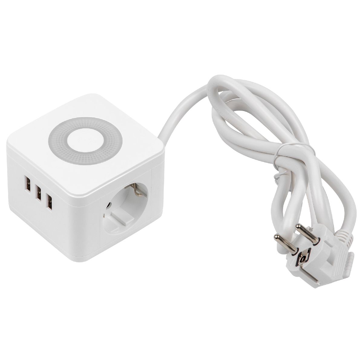 удлинитель uniel s-gcd2-1,5sbu white ul-00011249