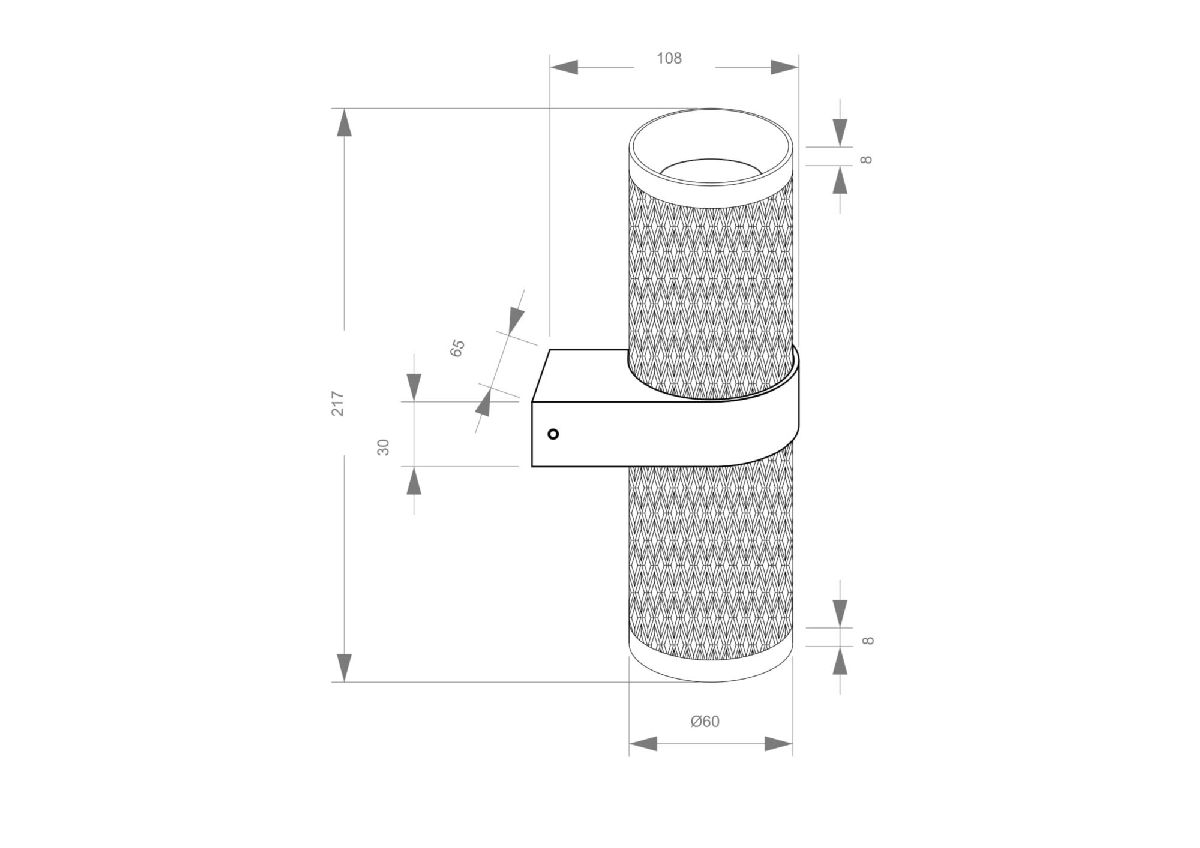 бра maytoni technical focus design c069wl-02mg