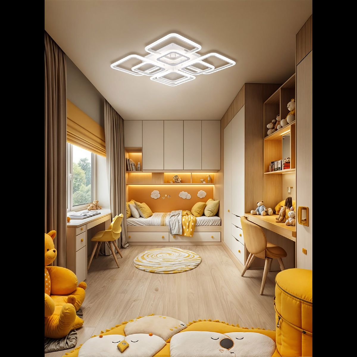 потолочная люстра natali kovaltseva spektr led smart 84006