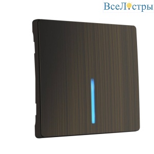 Клавиша для выключателя c подсветкой Werkel бронзовый W1119112 4690389161636