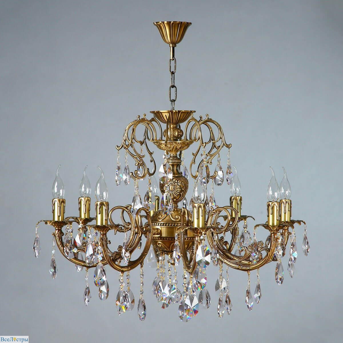 подвесная люстра ambiente alicante 8888/8 ab tear drop