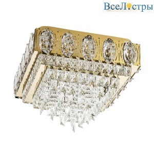 Потолочная люстра LED4U L9438-500-500 GD с УД
