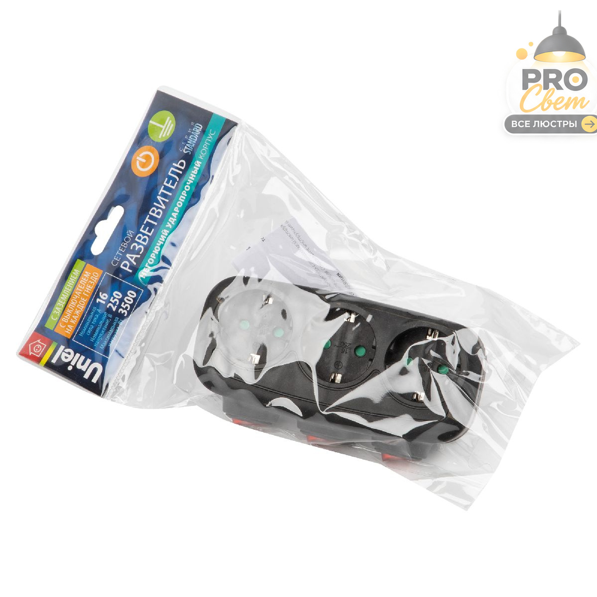 сетевой разветвитель uniel s-ges3-16ob black ul-00011240