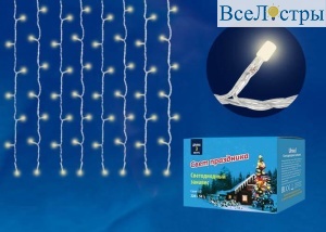Светодиодная гирлянда (UL-00006422) Uniel занавес 220V теплый белый ULD-C1510-160/DTA Warm White IP20