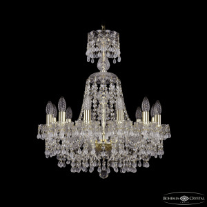 Подвесная люстра Bohemia Ivele Crystal 1410/12/195/XL-67 G V0300
