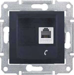 розетка телефонная rj11 schneider electric sedna sdn4101170