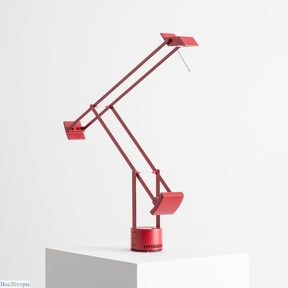 настольная лампа tizio red artemide