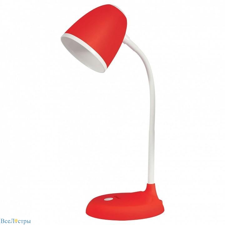 настольная лампа (ul-00003651) uniel standard tli-228 red e27