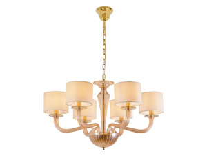 Подвесная люстра Newport 8686/C gold polished amber М0071803