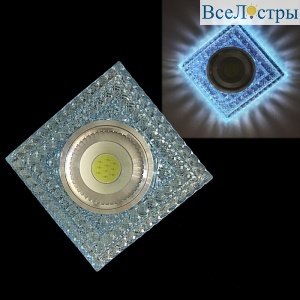 Встраиваемый светильник Reluce 42197-9.0-001PL MR16+LED3W LBL