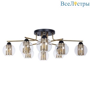 Потолочная люстра Arte Lamp Manchester A7045PL-8BK