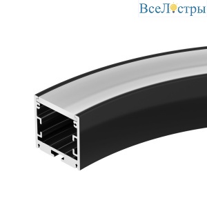 Алюминиевый профиль Arlight SL-ARC-3535-D320-A90 Black (дуга 1 из 4) 032676