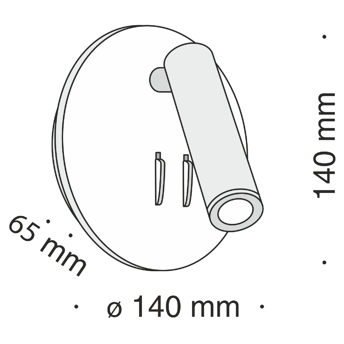 светодиодный спот maytoni ios 176 c176-wl-01-6w-w