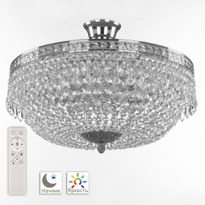 Потолочная люстра Bohemia Ivele Crystal 19011/45IV/LED-DIM Ni