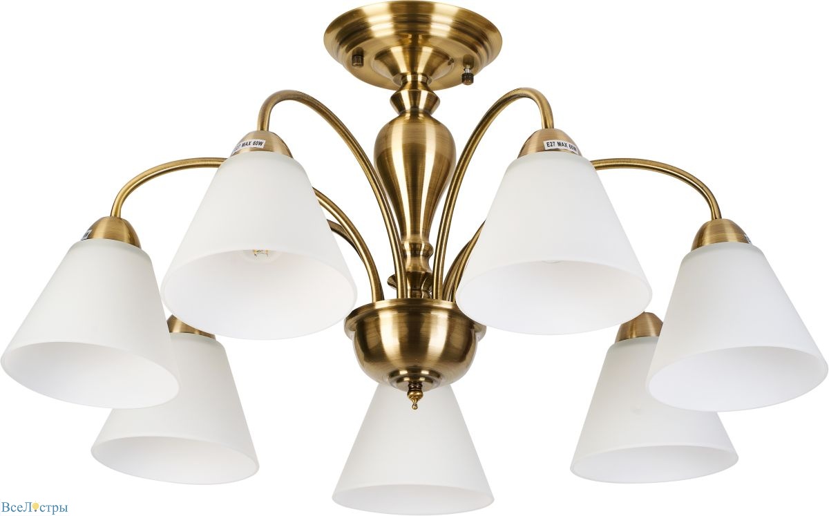потолочная люстра myfar anna mr1453-7c