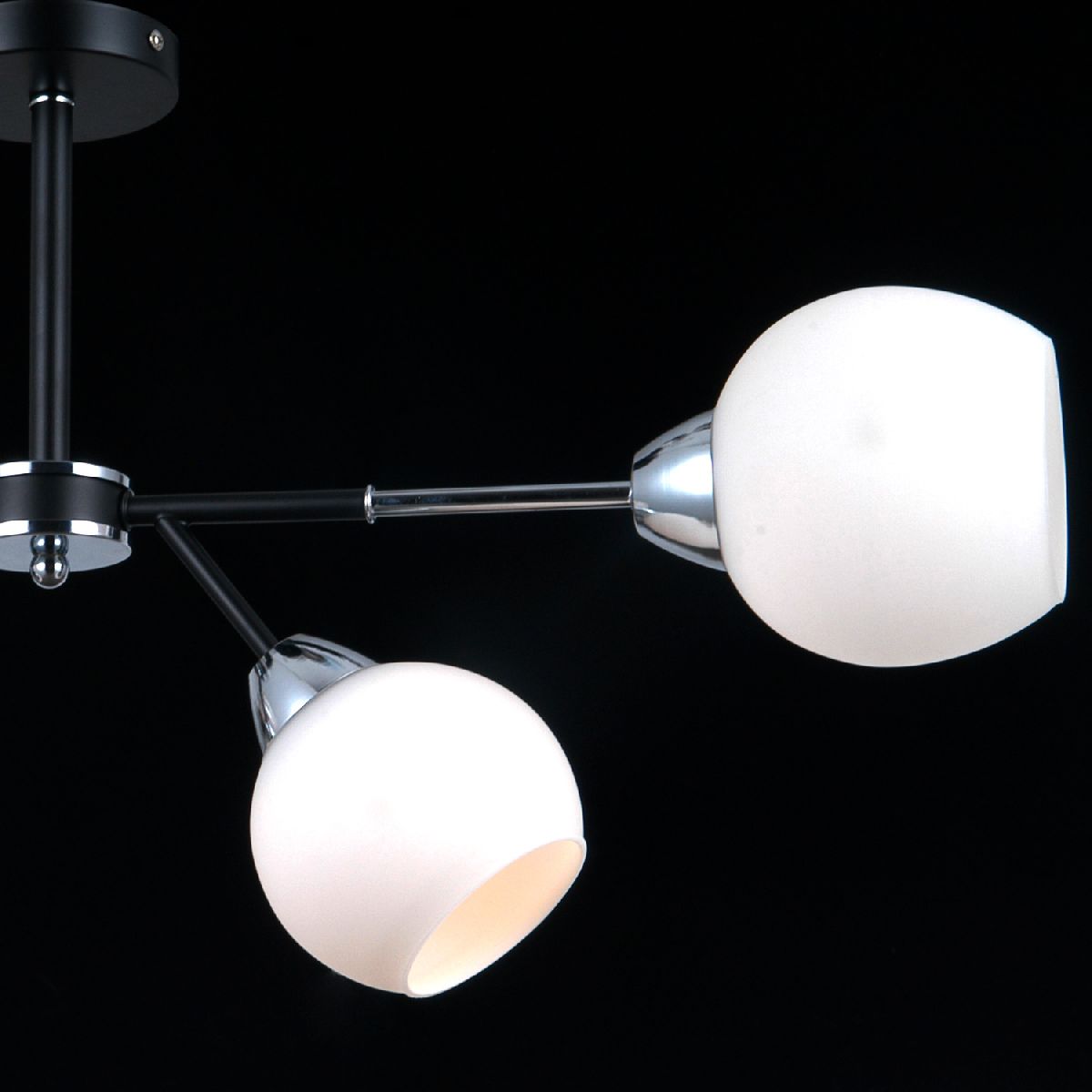 люстра на штанге illumico il0715-4csq-24 bk cr libra