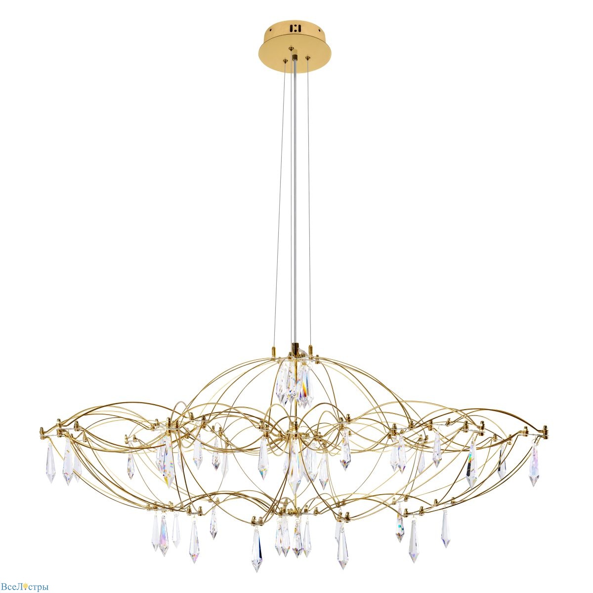 подвесная люстра loft it mira 10586/900 gold asfour