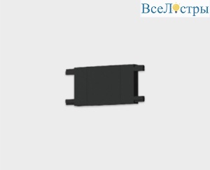 Соединитель прямой для магнитного шинопровода Italline IT09-9028 black