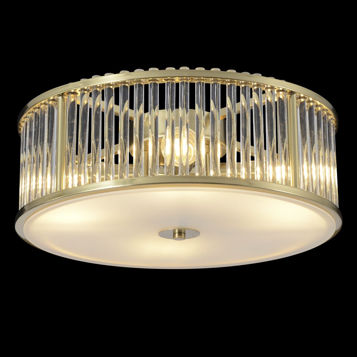 потолочный светильник crystal lux avenue pl4 brass