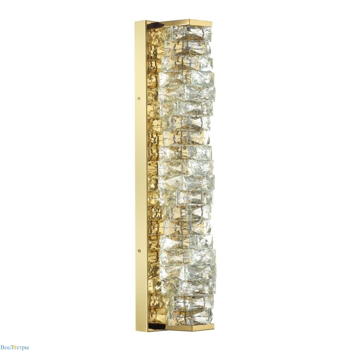 настенный светодиодный светильник odeon light straza 4999/15wl