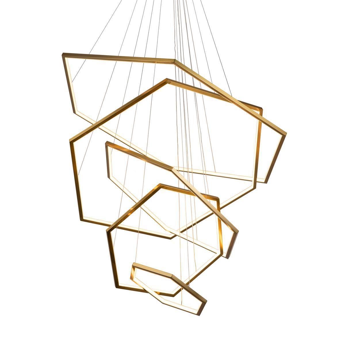 подвесной светодиодный светильник loft it ring 10016/5