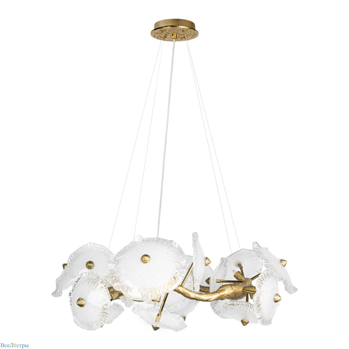 подвесная люстра loft it bloom 10352/850 ab