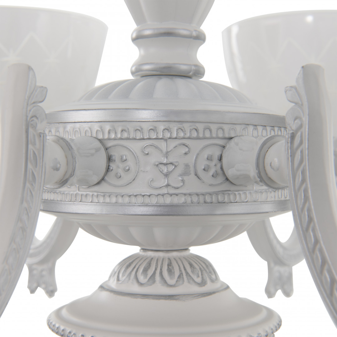 подвесная люстра arte milano 343837/6 wt+sl