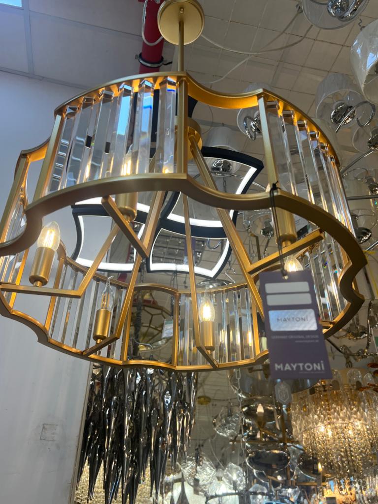 подвесная люстра maytoni solar mod087pl-06g