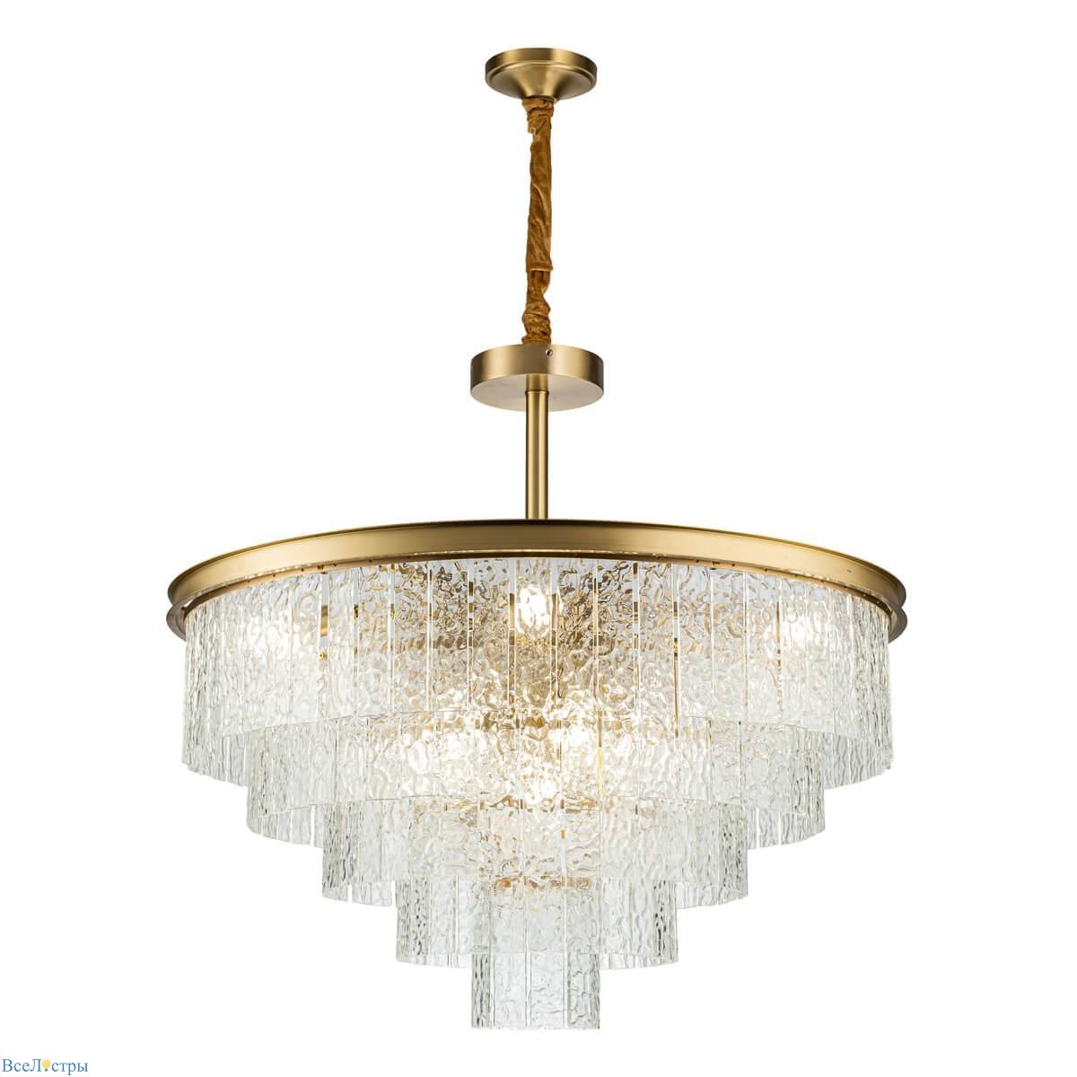 подвесная люстра belfast harland 6308-8 br cl