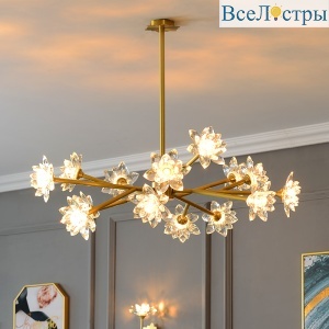 Люстра на штанге Imperium Loft Lotos 203940-26