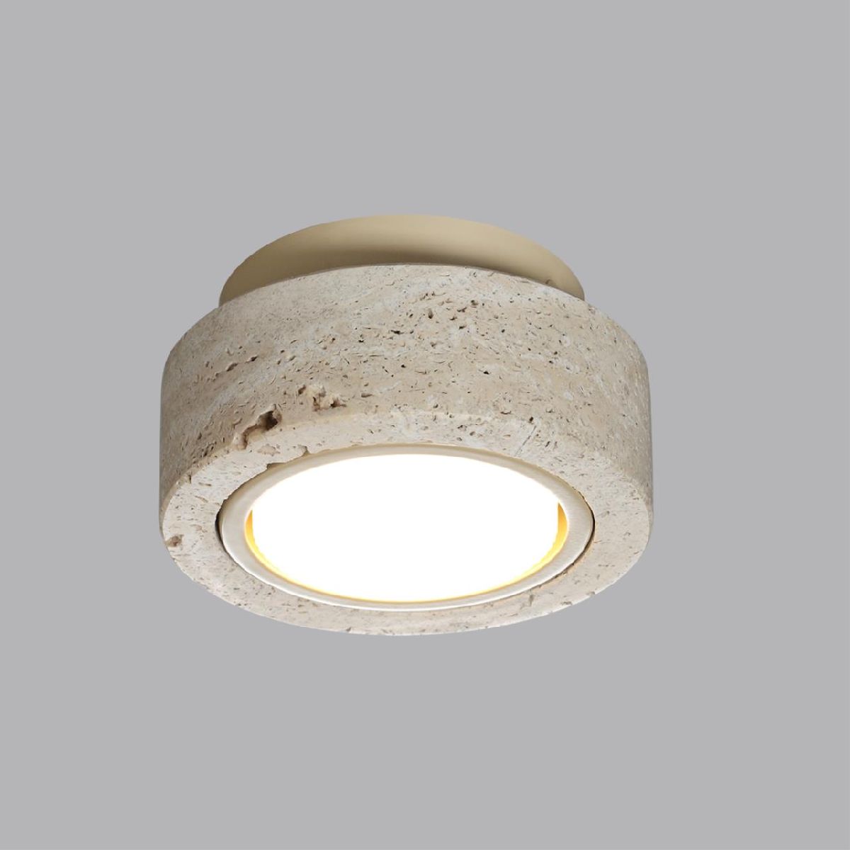 потолочный светильник odeon light hightech travertino 6625/1c