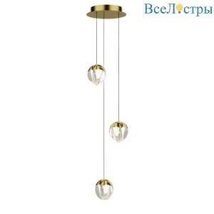 Подвесной светильник Delight Collection MD24001033-3A gold/clear