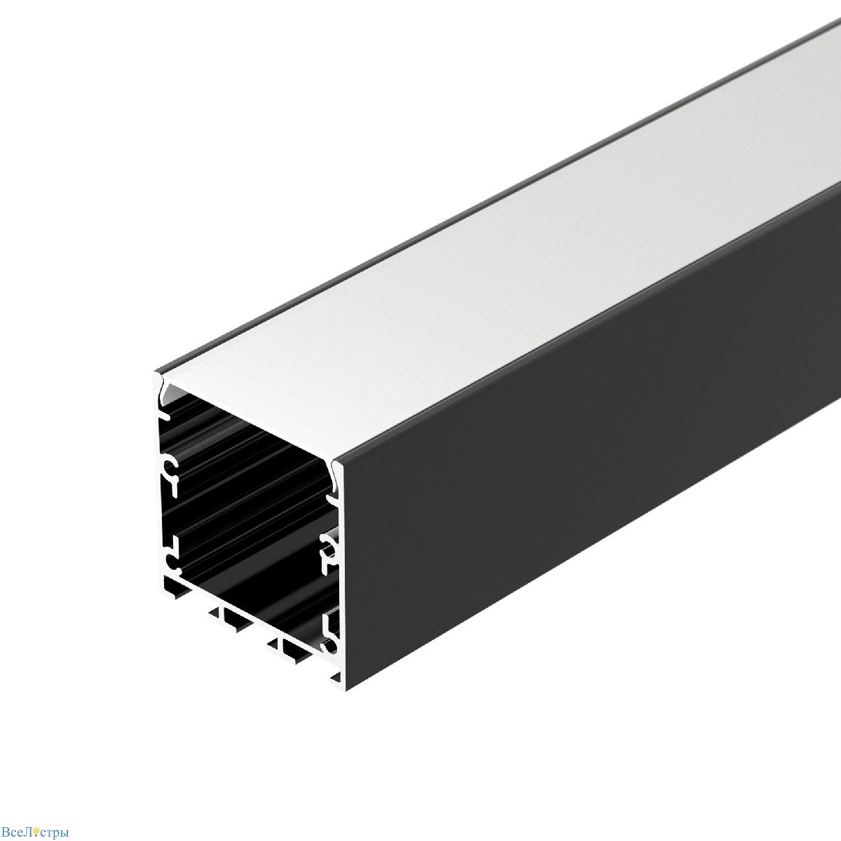 алюминиевый профиль arlight line-m-3535-2000 black 053401
