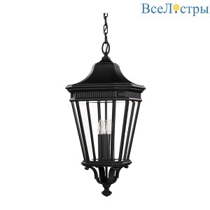 Уличный подвесной светильник Feiss Cotswold Lane FE-COTSLN8-L-BK
