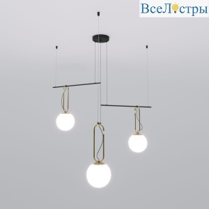 Подвесная люстра Eurosvet Riche 70143/3 черный Smart a060839