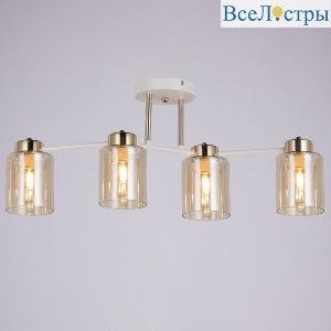 Потолочная люстра Illumico IL6111-4COU-79 WH GD Qui