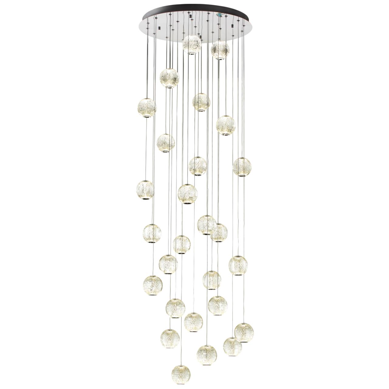 подвесная люстра odeon light crystal 5007/120l