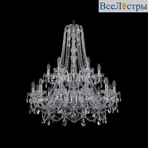 Подвесная люстра Bohemia Ivele 1411/12+6/300/h-93/2d Ni