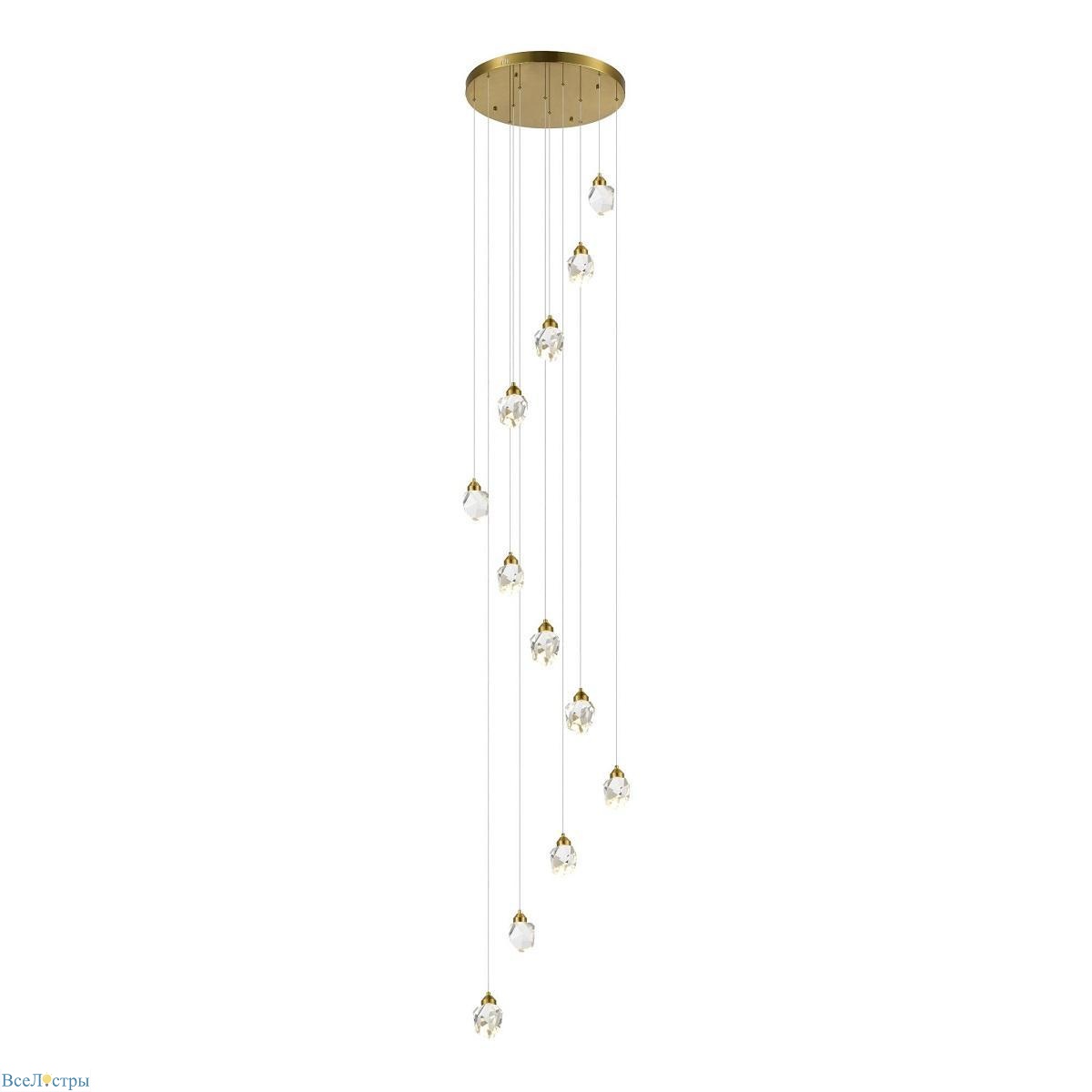 подвесная светодиодная люстра st luce cascato sl6114.203.12