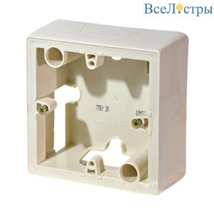 Коробка накладного монтажа 1-постовая Legrand Galea Valena слоновая кость 776131