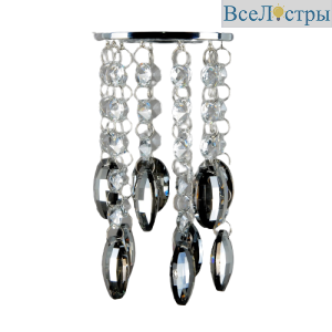Встраиваемый светильник Elvan TCH-719-MR16-5.3-Bk-Ch
