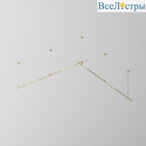 Основание двухуровневое на тросовых подвесах Hang для трековых светильников Maytoni Technical Flarity TFC-Flar-H06-BS