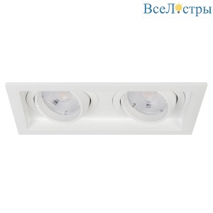 Встраиваемый светильник Arlight MS-VORTEX-BUILT-S170x90-2x12W Warm3000 (WH-WH, 20 deg, 230V) 057760