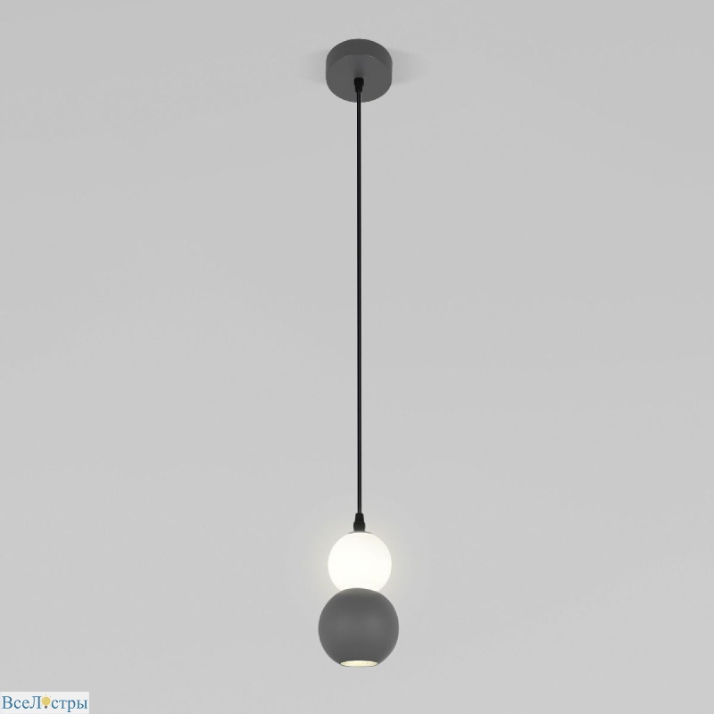подвесной светильник eurosvet polar 50250/1 led серый a062392