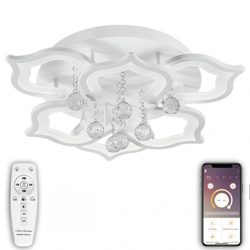 потолочный светильник natali kovaltseva high-tech led lamps 82028