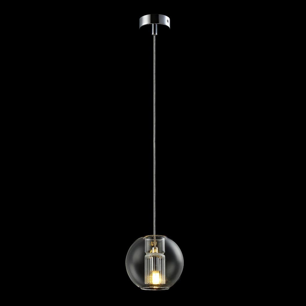 подвесной светильник crystal lux beleza sp1 b chrome