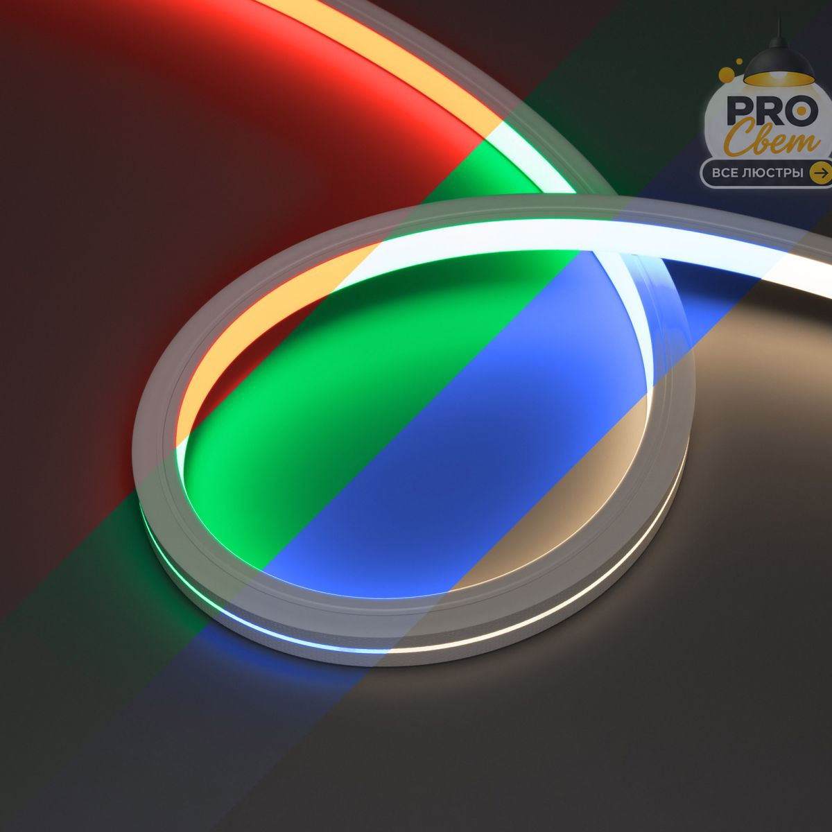 светодиодная лента герметичная arlight moonlight-pro-top-x336-20x20mm 24v rgbw-day (12 w/m, ip67, 10m, wire x2) (вывод боковой) 054987
