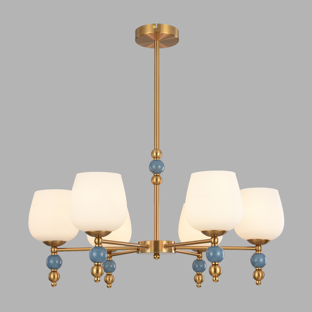 люстра на штанге lumion moderni lolita 8426/6c