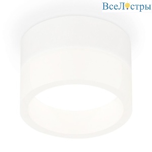 Комплект накладного светильника с акрилом SWH/FR белый песок/белый матовый GX53 XS8101015 (С8101, N8401)